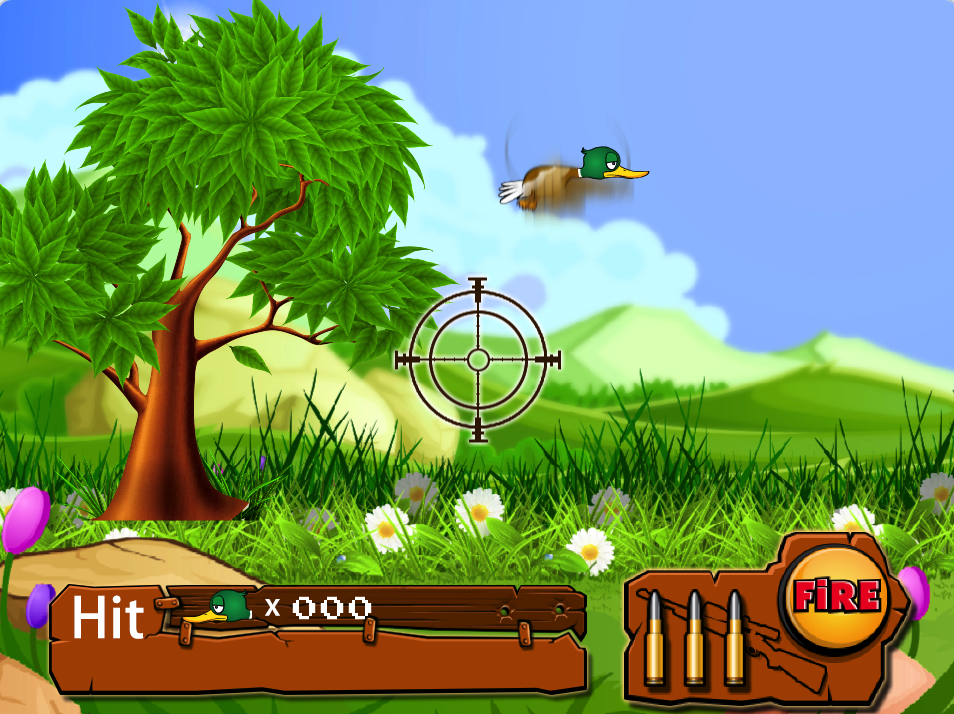 经典射野鸭-Scratch射击游戏