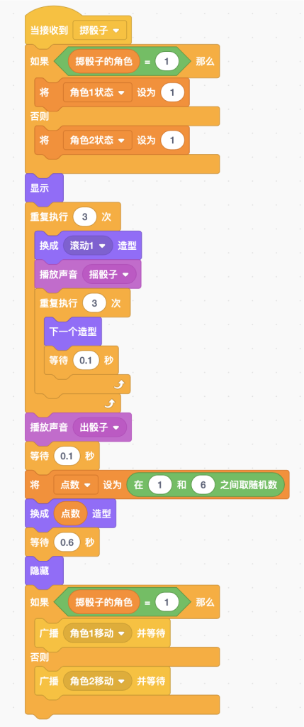 Scratch大富翁代码片段