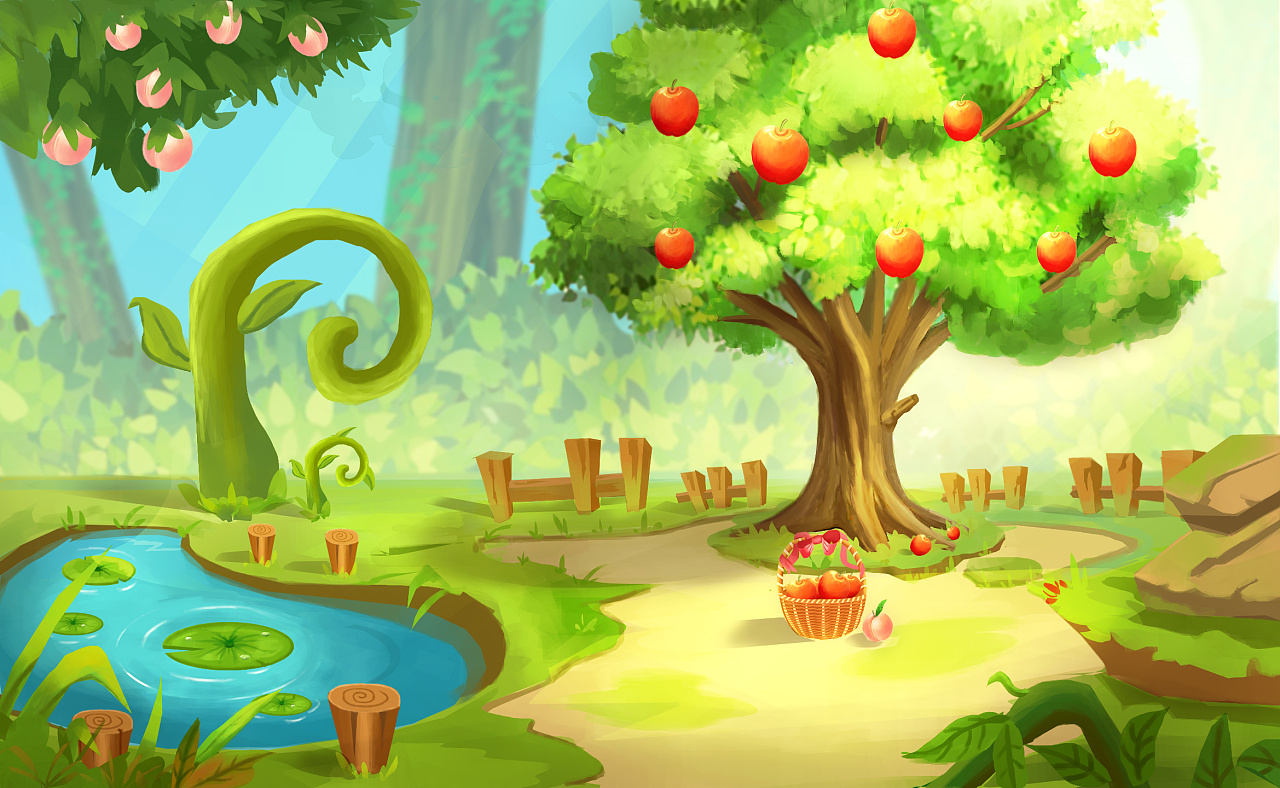 摘苹果-Scratch游戏创意作品