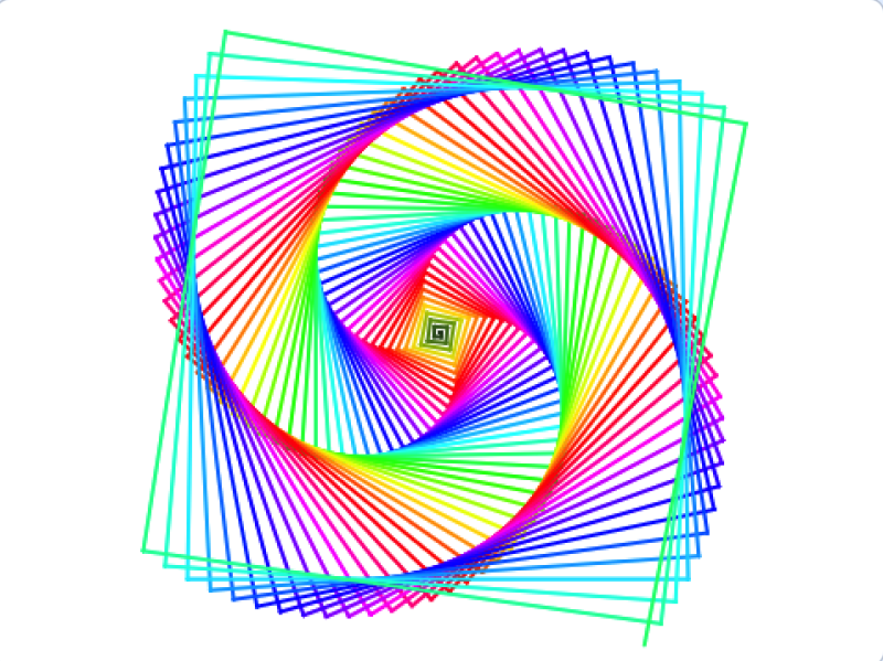 彩色螺旋线-超平的编程课