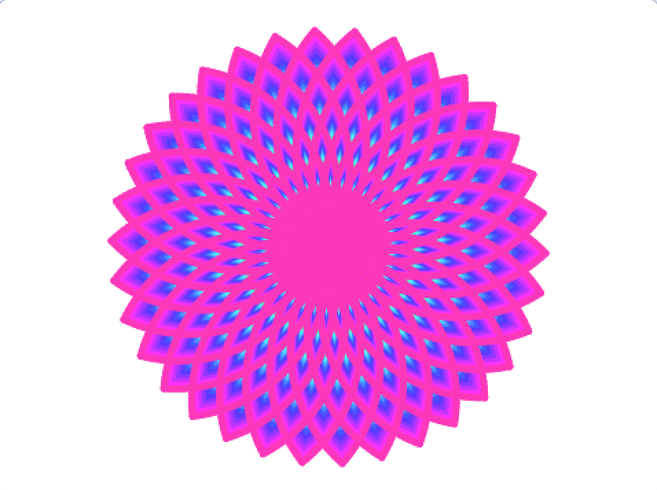 Scratch绚丽花朵_Scratch画笔艺术作品-超平的编程课