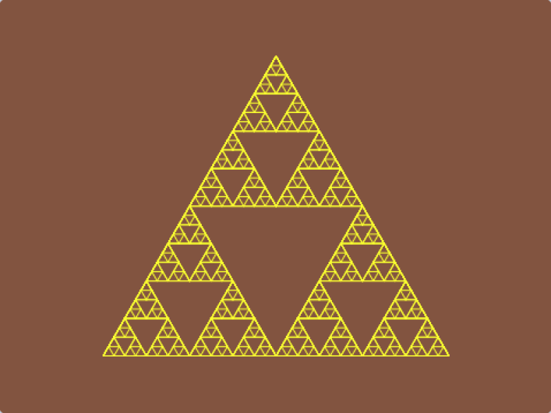 谢尔宾斯基三角形-超平的编程课