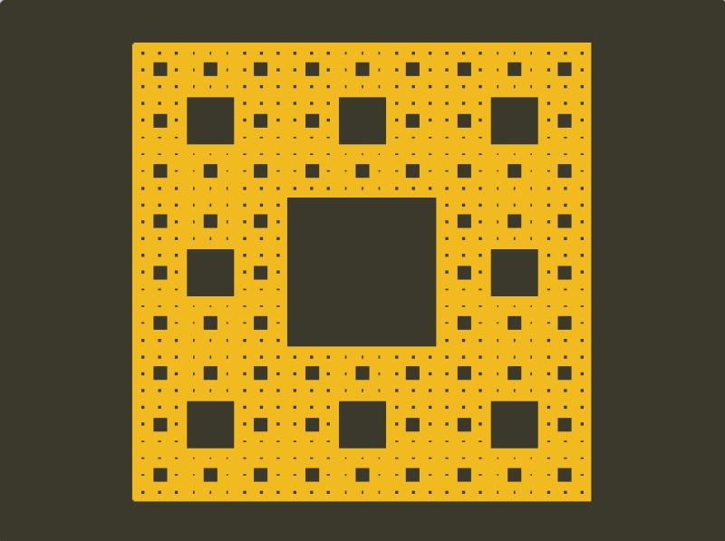 谢尔宾斯基地毯-超平的编程课