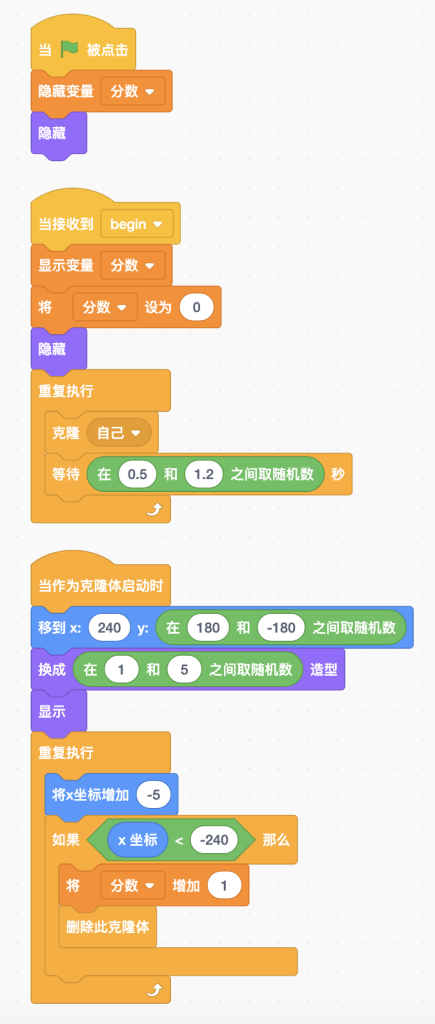 障碍物角色代码