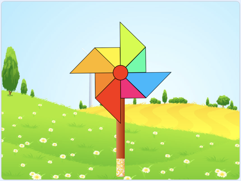 旋转的风车-超平的编程课