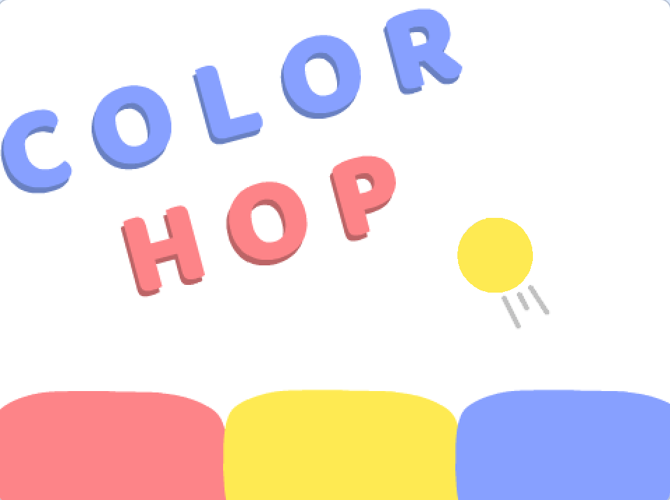 Scratch Color Hop_Scratch色彩跳跃游戏-51scratch少儿编程网