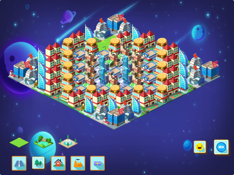 未来城市-Scratch优秀创意编程作品-超平的编程课