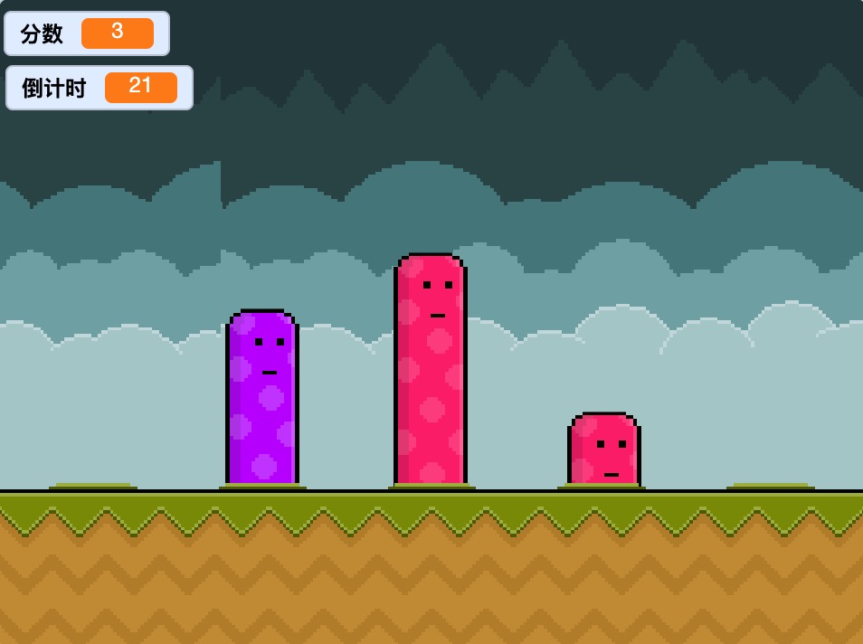 Scratch怪物地鼠_Scratch游戏编程创意作品-超平的编程课