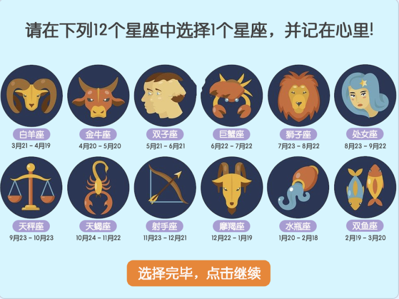 十二星座-Scratch读心术创意作品-超平的编程课