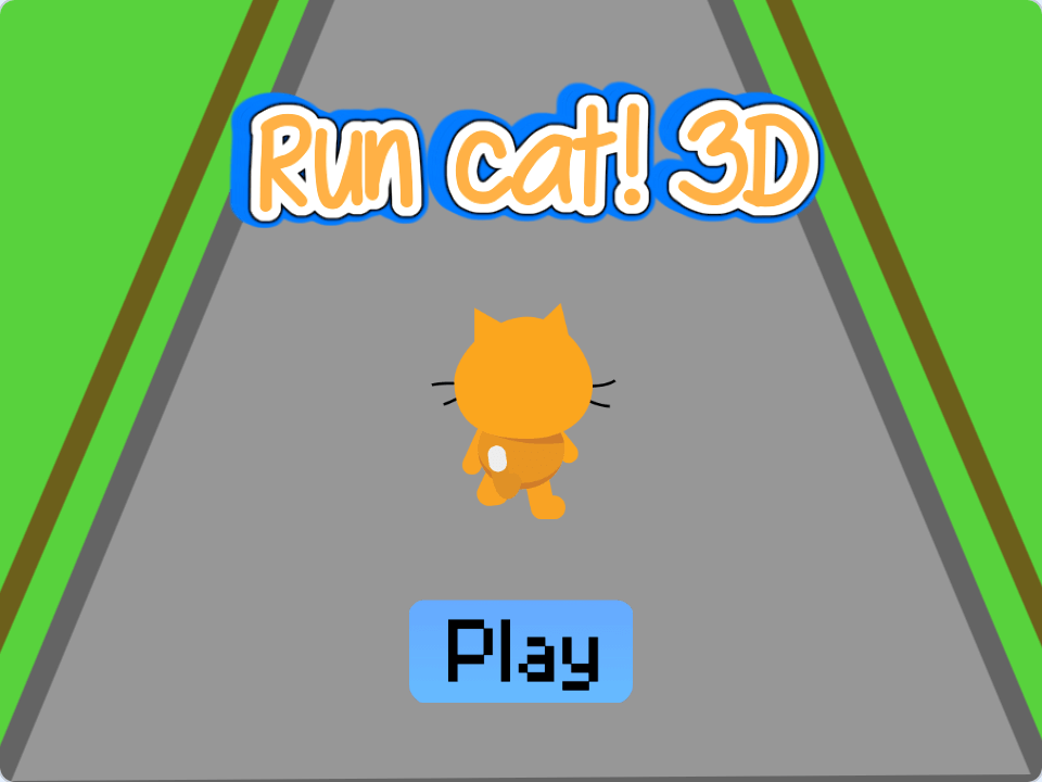 Scratch 3D跑酷猫_Scratch跑酷游戏创意作品-超平的编程课
