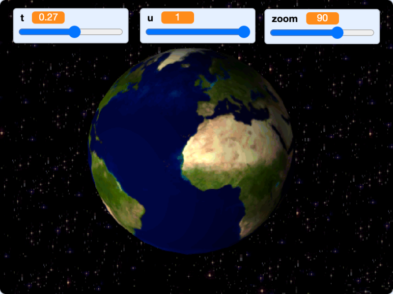 旋转的地球-超平的编程课