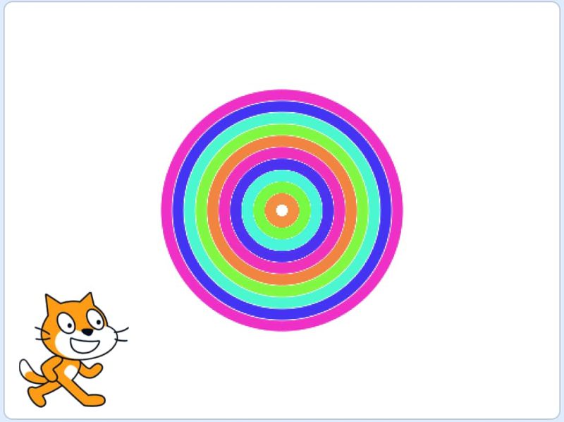 绘制同心圆-超平的编程课