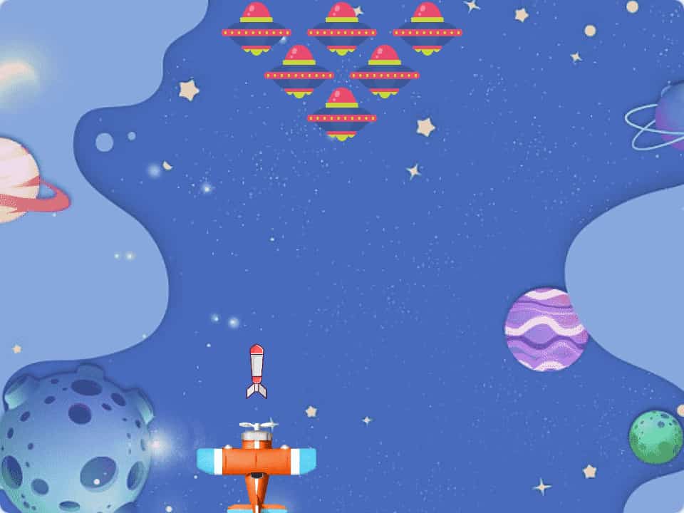 图片[3]-Scratch太空大战_第14届蓝桥杯Scratch真题-超平的编程课