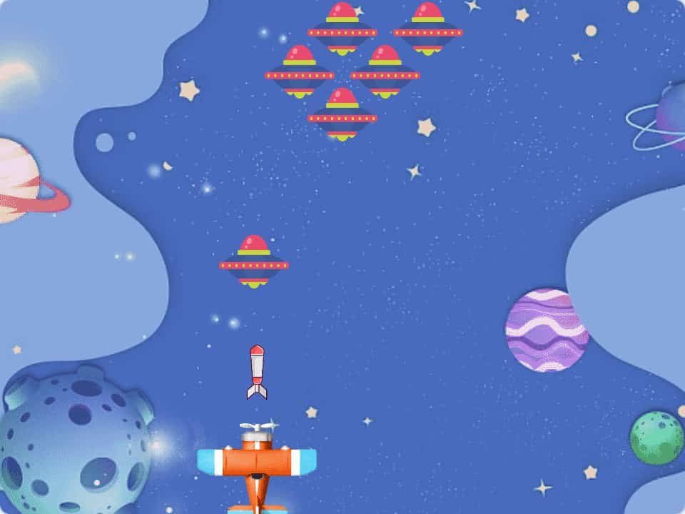 图片[4]-Scratch太空大战_第14届蓝桥杯Scratch真题-超平的编程课
