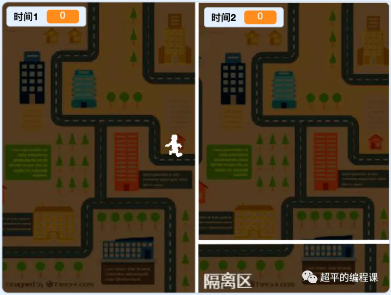 模拟新冠疫情传播-第11届蓝桥杯Scratch国赛真题第5题-超平的编程课