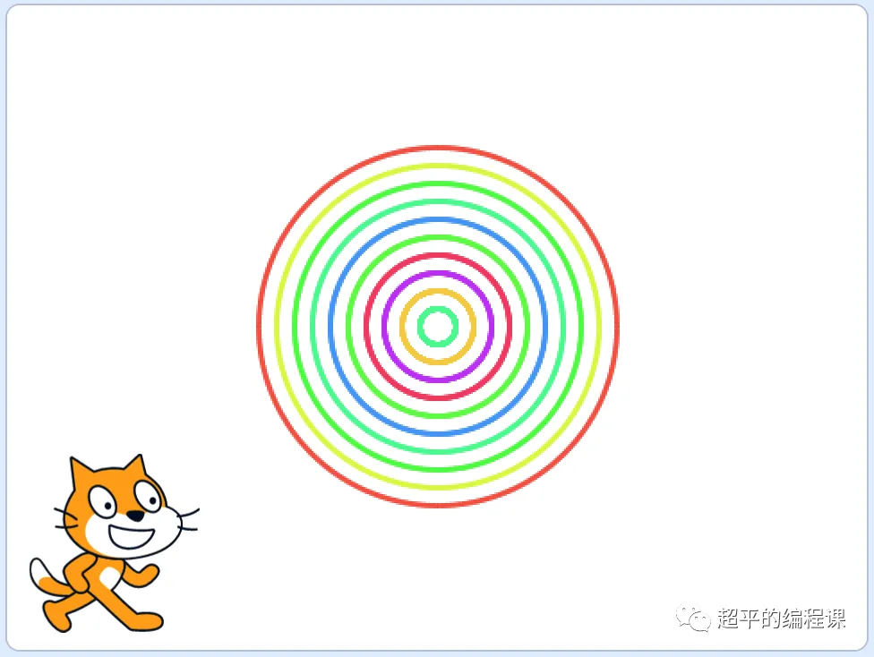 scratch绘制同心圆_第12届蓝桥杯省赛教程-超平的编程课