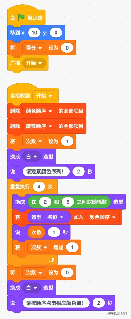 图片[12]-scratch击鼓游戏_第10届蓝桥杯scratch省赛真题解析教程-超平的编程课