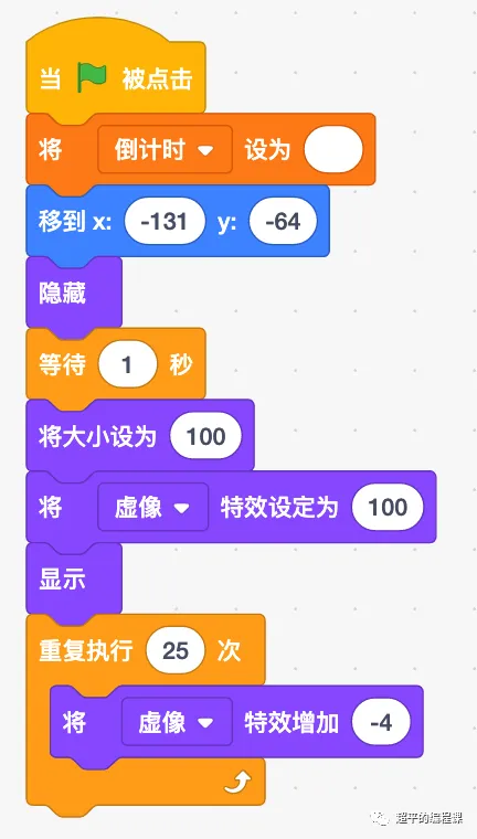 图片[7]-scratch嫦娥奔月_第13届蓝桥杯scratch选拔赛真题解析教程-超平的编程课