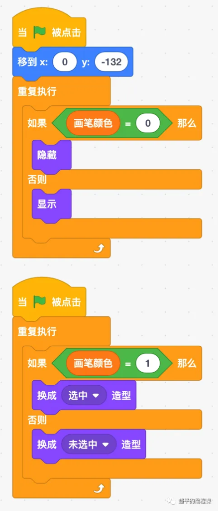 图片[12]-scratch电子白板_第12届蓝桥杯scratch选拔赛真题解析教程-超平的编程课