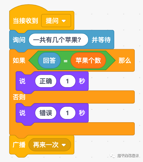 图片[8]-scratch数苹果_第12届蓝桥杯scratch选拔赛真题解析教程-超平的编程课