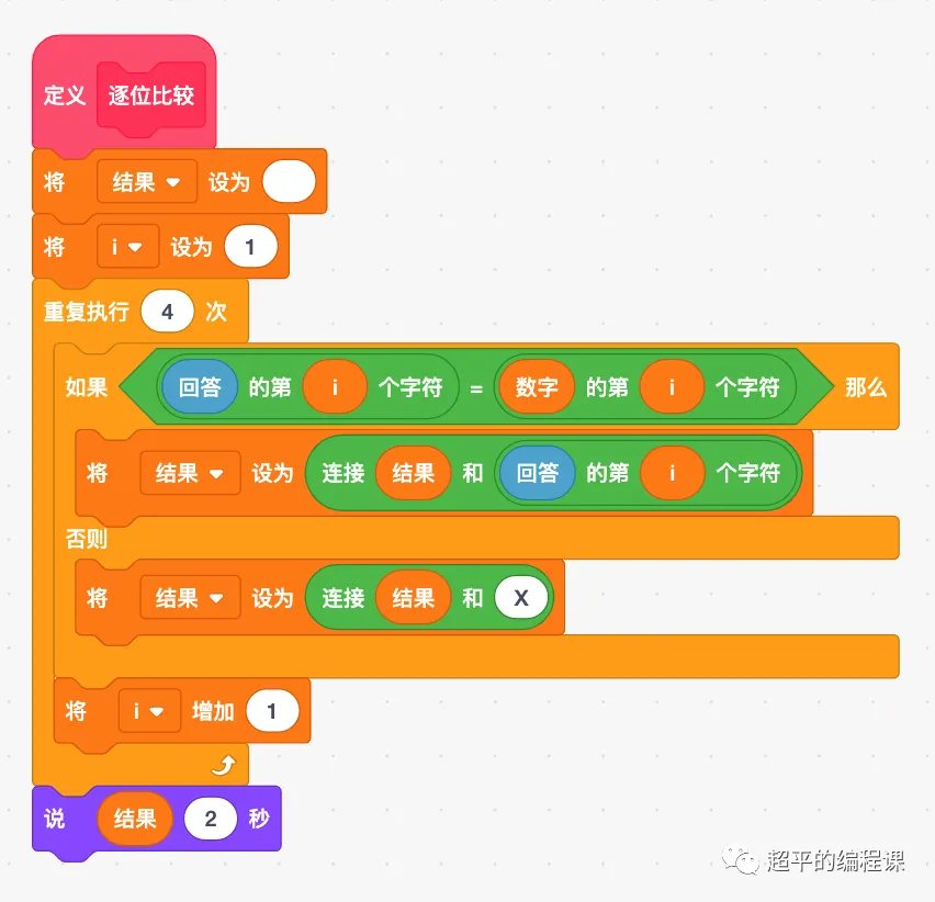 图片[10]-scratch猜数字-第11届蓝桥杯scratch选拔赛真题解析教程-超平的编程课