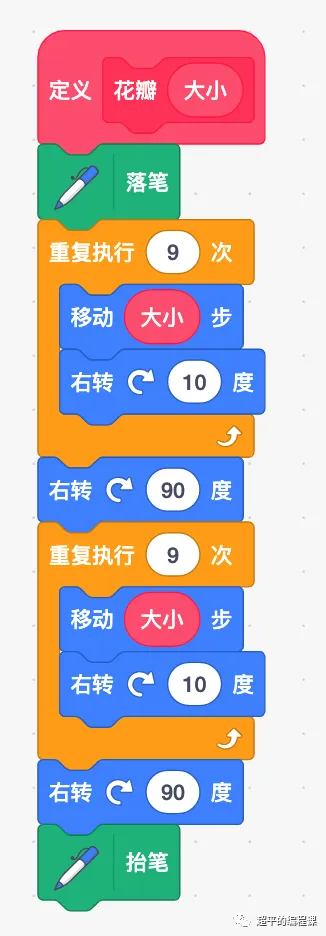 图片[9]-scratch莲花_第10届蓝桥杯scratch选拔赛真题解析教程-超平的编程课