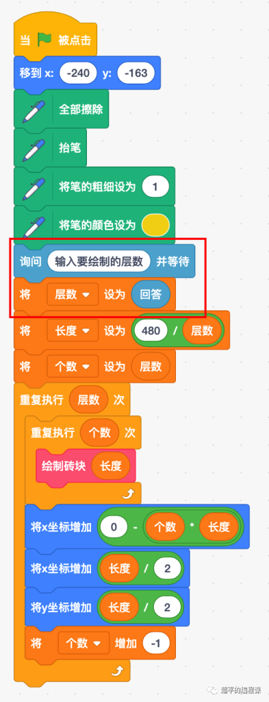 图片[9]-scratch绘制金字塔_第10届蓝桥杯scratch选拔赛真题解析教程-超平的编程课